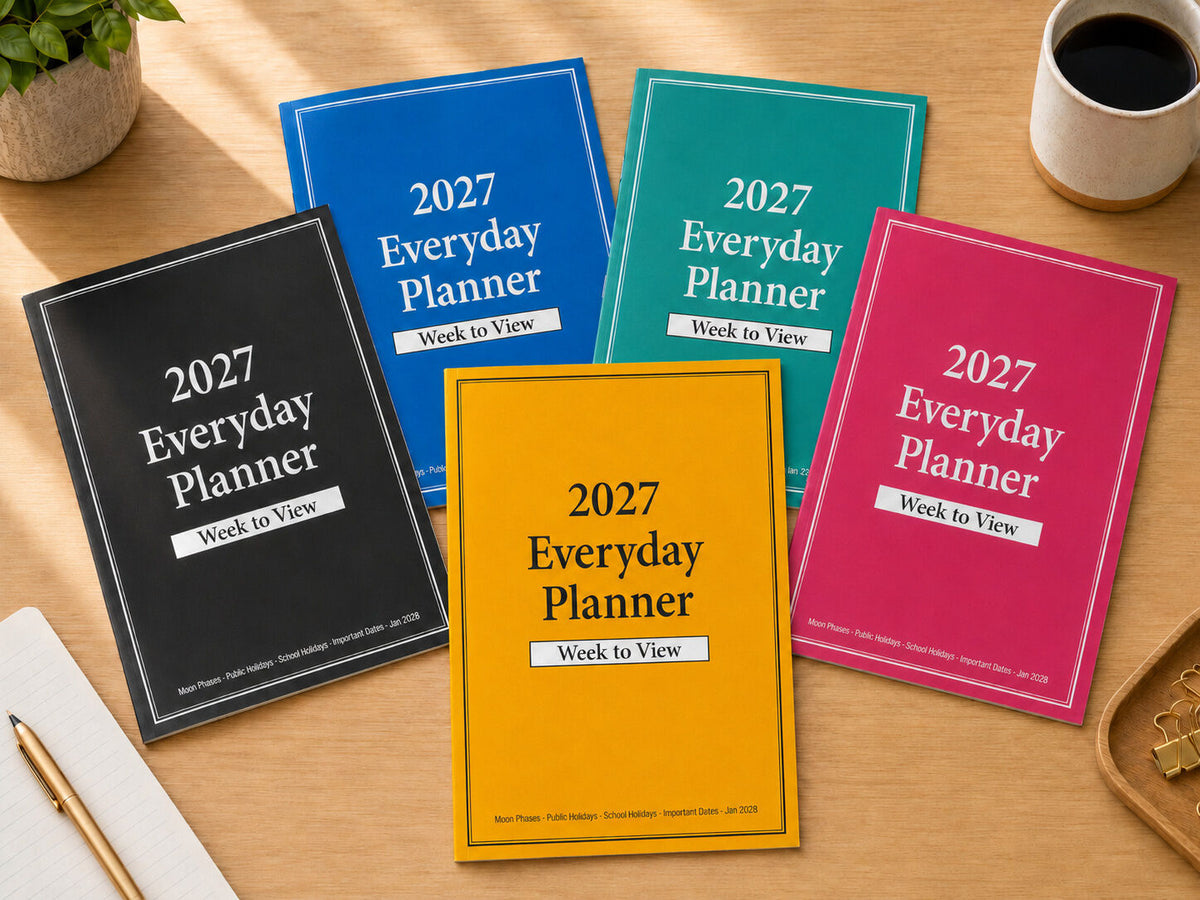 2027 Planner Diary Bartel Calendars Everyday A4 Week to View , BG707