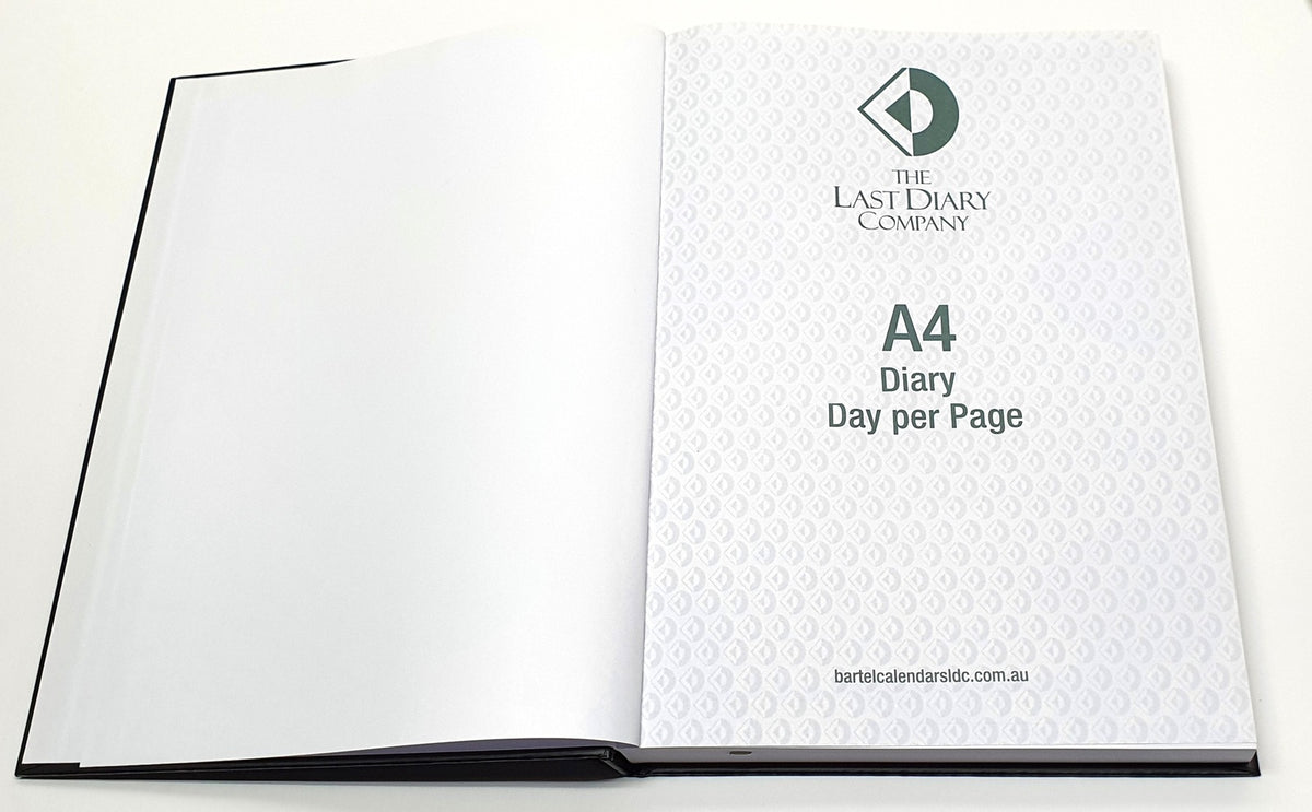 2026-2027 Financial Year Diary Everyday A4 Day to Page Blue Last Diary Company