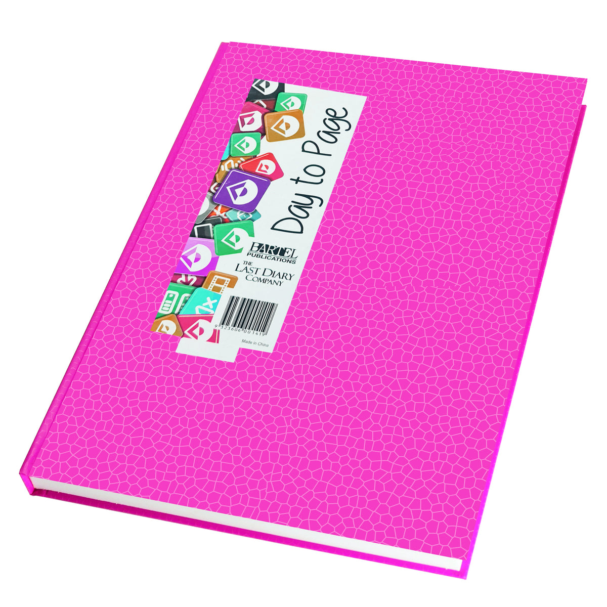 2027 Diary The Last Diary Company Everyday A5 Day to Page Hot Pink, EA51HP