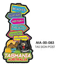 MAGNET ETCHED TAS SIGN