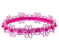 PINK POPPY - GLITTER FLOWER BANGLE V2