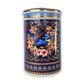 LISA POLLOCK CERAMIC TEA CANISTER - BLUE WRENS