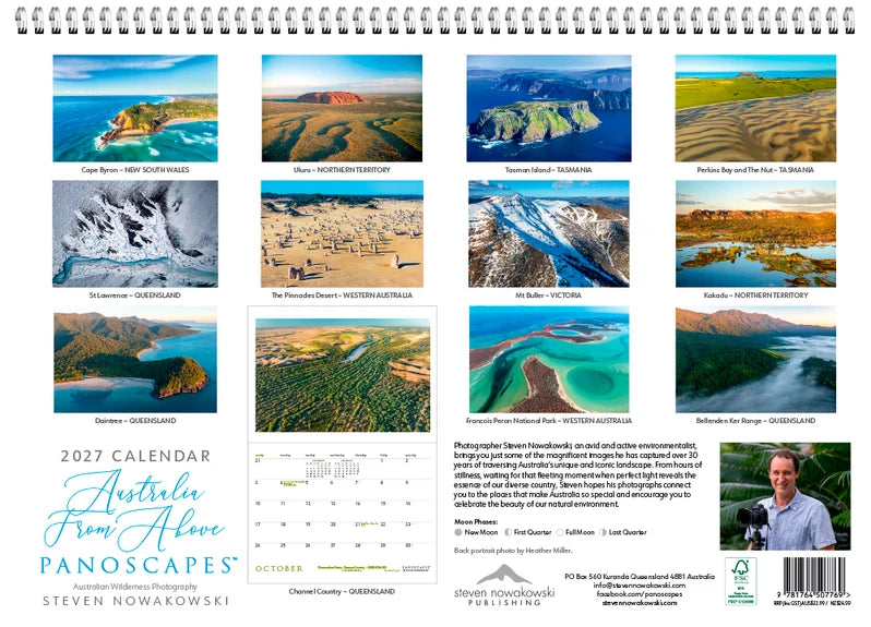 AUSTRALIA FROM ABOVE WALL CALENDAR: 2027