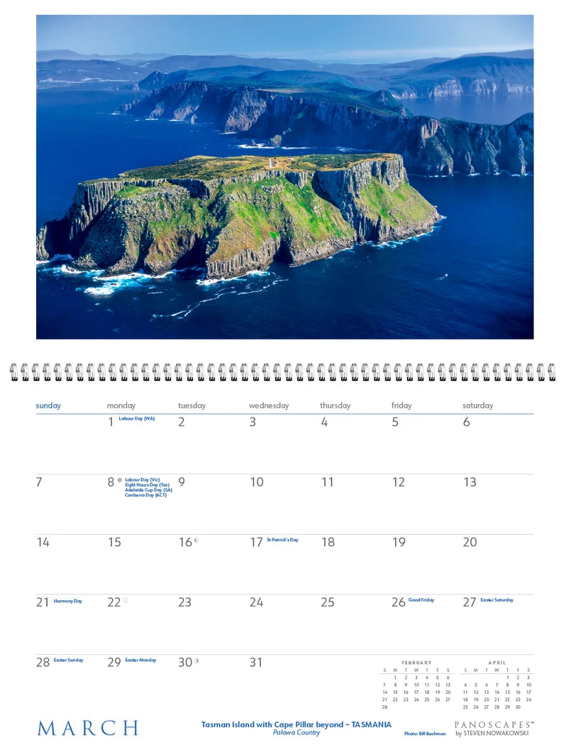 AUSTRALIA FROM ABOVE WALL CALENDAR: 2027