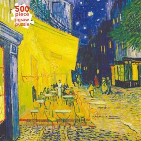 VINCENT VAN GOGH CAFE TERRACE AT NIGHT 500 PIECE JIGSAW PUZZLE