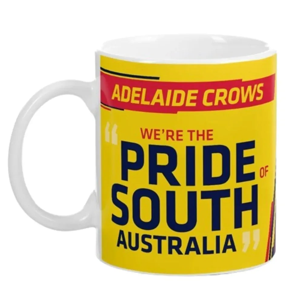 ADELAIDE CROWS COFFEE MUG 330ML – footycoinandgifts.com.au