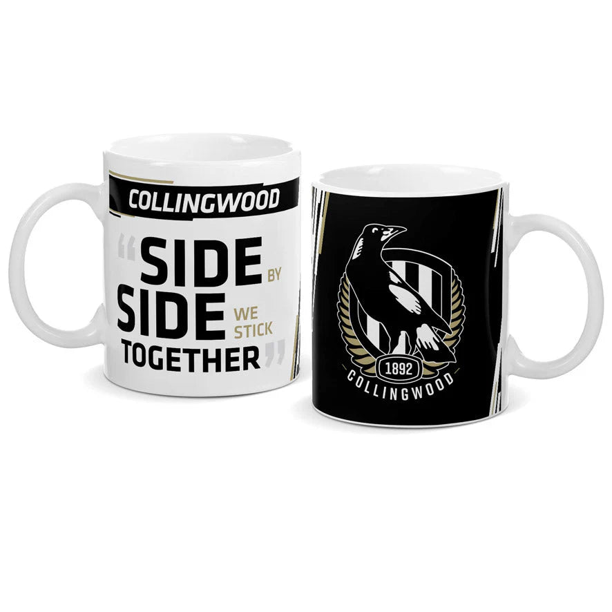 LOGO AND SONG MUG - COLLINGWOOD