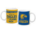 LOGO AND SONG MUG - WEST COAST EAGLES