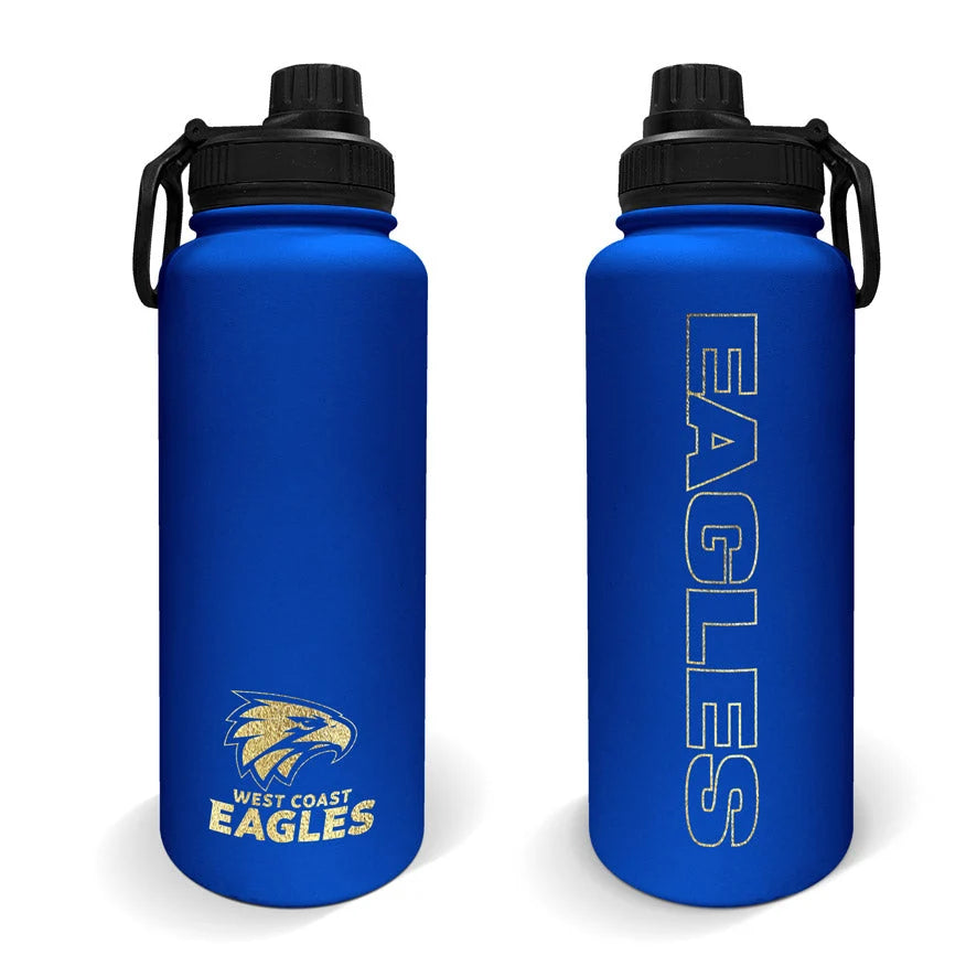 West Coast Eagles Stainless Steel Insulated Drink Bottle 960ml