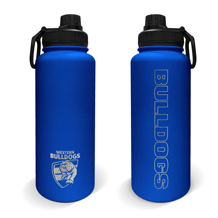 Western Bulldogs Stainless Steel Insulated Drink Bottle 960ml
