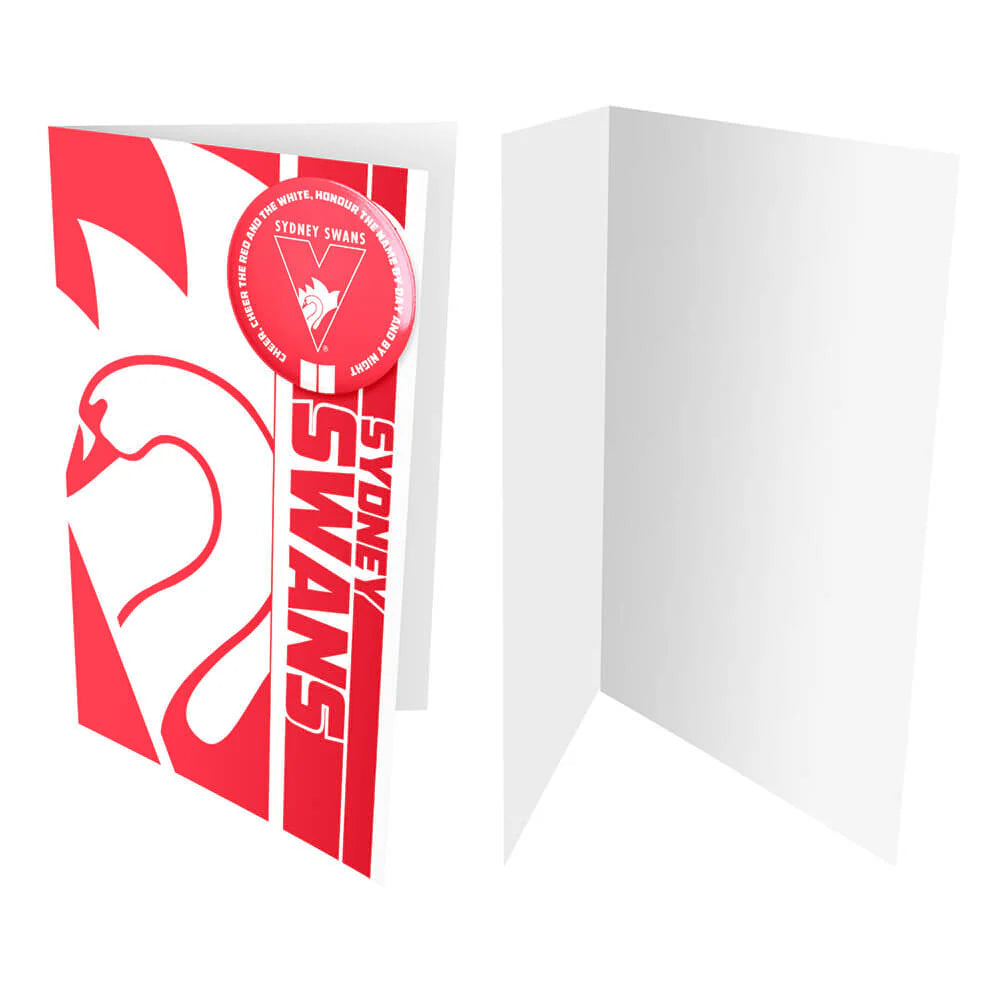 BADGE CARD - SYDNEY SWANS