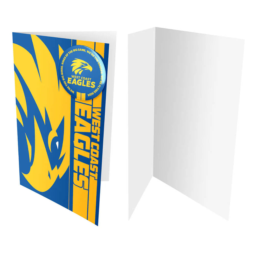BADGE CARD - WEST COAST EAGLES