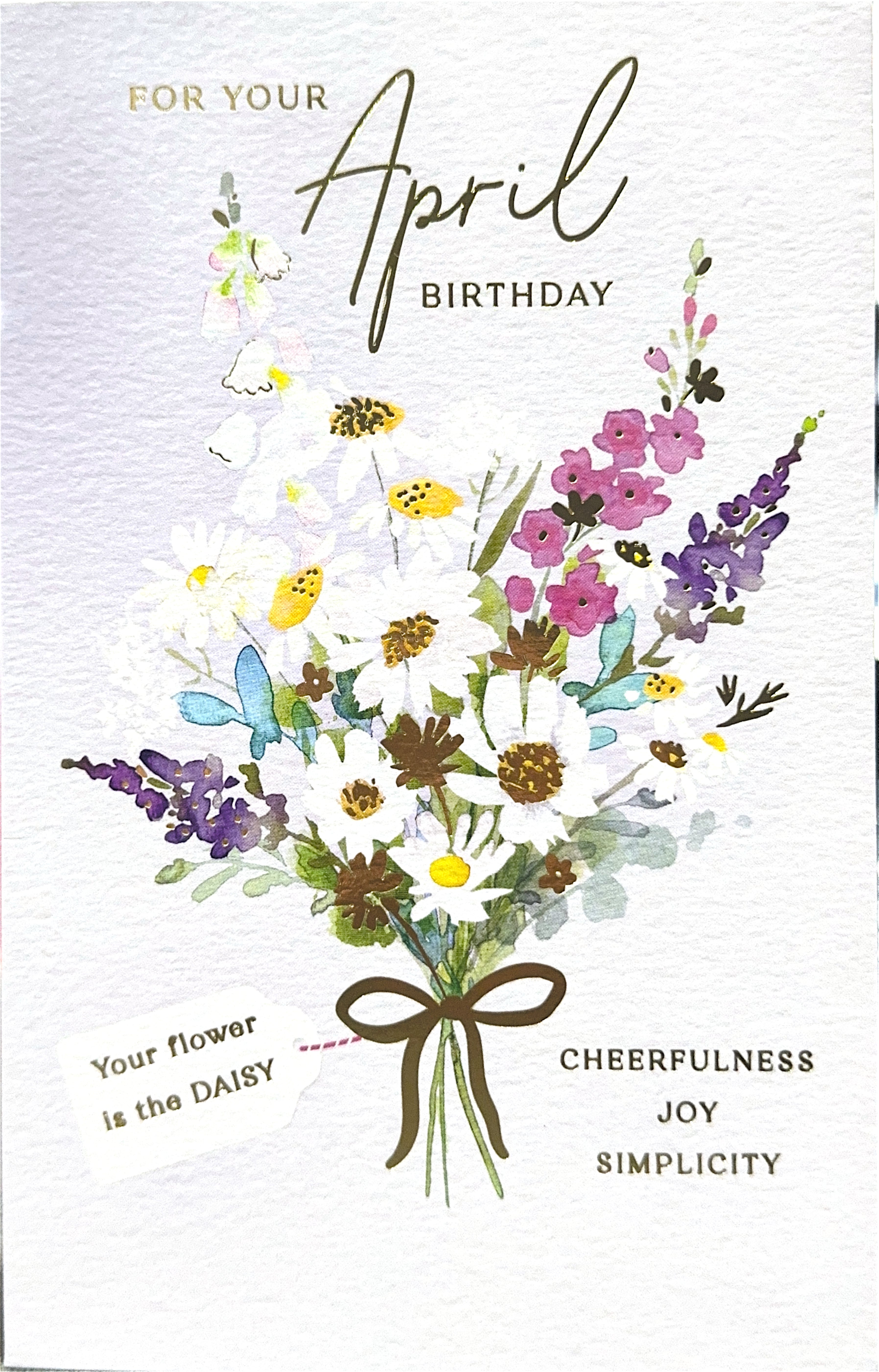 APRIL MONTHLY BIRTHDAY CARD