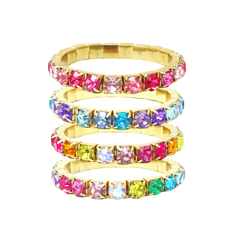 PINK POPPY - DAINTY LUXURY BEJEWELLED BRACELET
