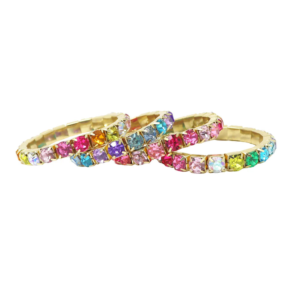 PINK POPPY - DAINTY LUXURY BEJEWELLED BRACELET