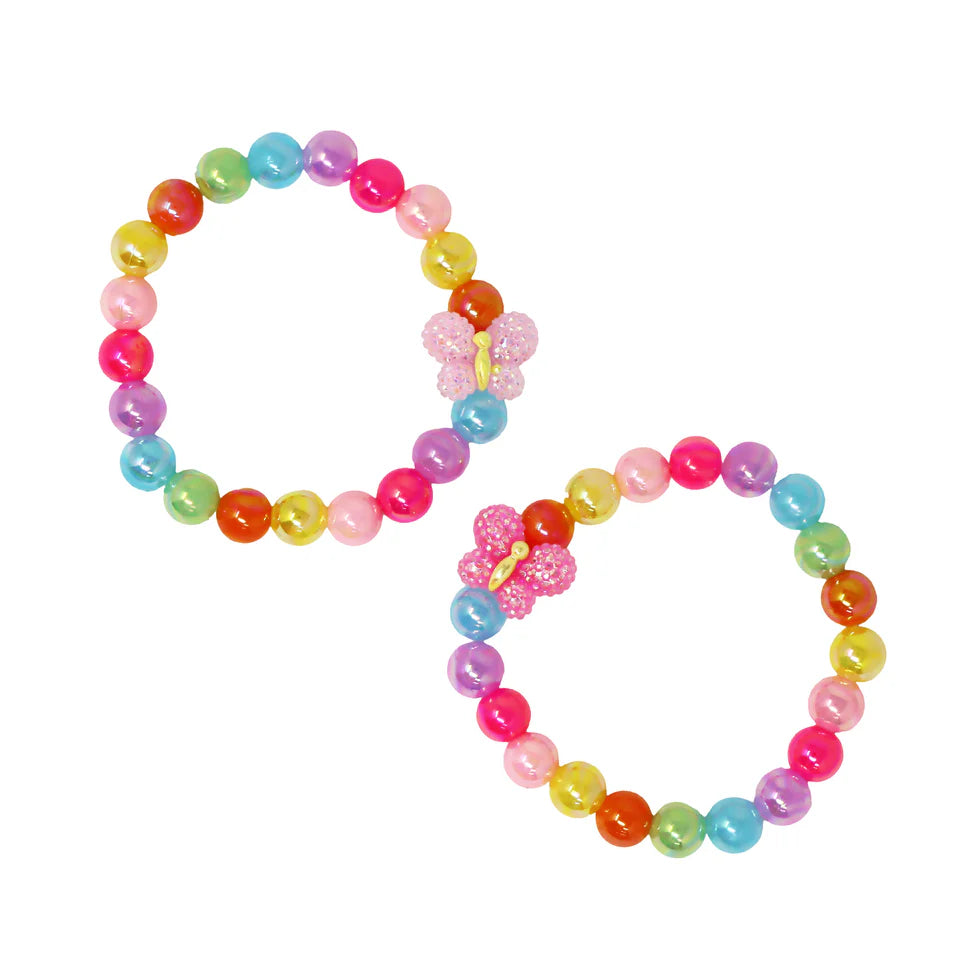 PINK POPPY - RAINBOW BUTTERFLY BRACELET