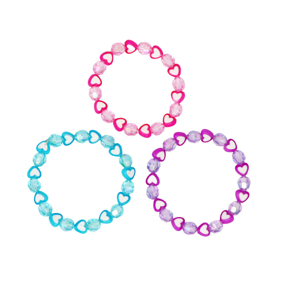 PINK POPPY - LOVE HEART BRACELET SET
