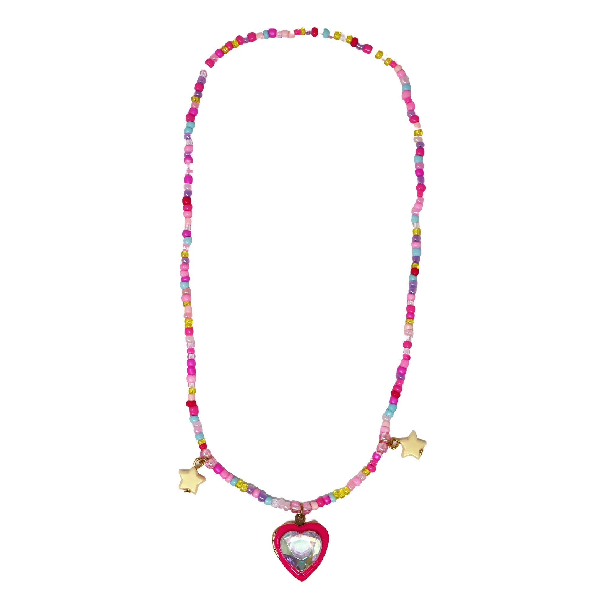 PINK POPPY - BFF SPARKLE HEART BESTIE NECKLACE SET