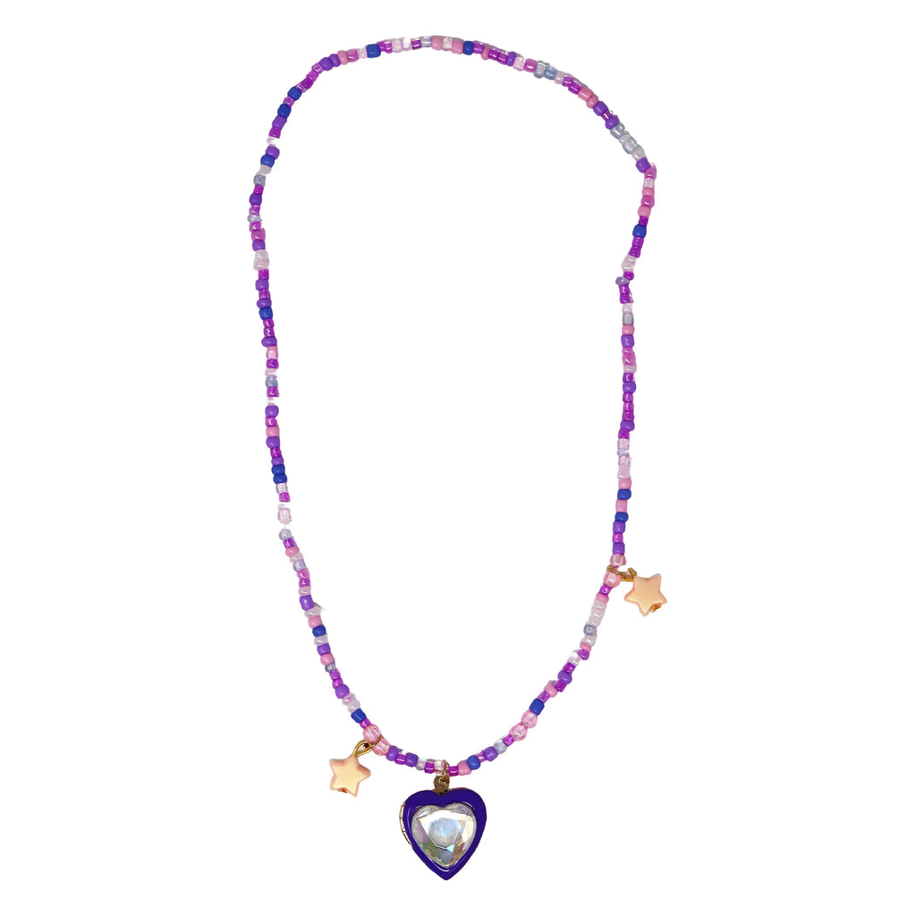 PINK POPPY - BFF SPARKLE HEART BESTIE NECKLACE SET