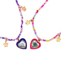 PINK POPPY - BFF SPARKLE HEART BESTIE NECKLACE SET