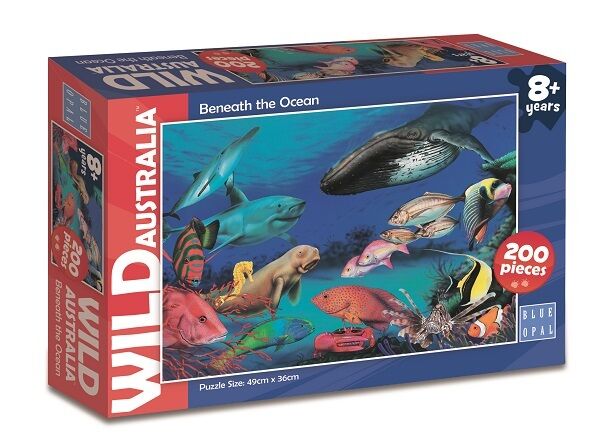 BLUE OPAL WILD AUSTRALIA BENEATH THE OCEAN 200 PIECES