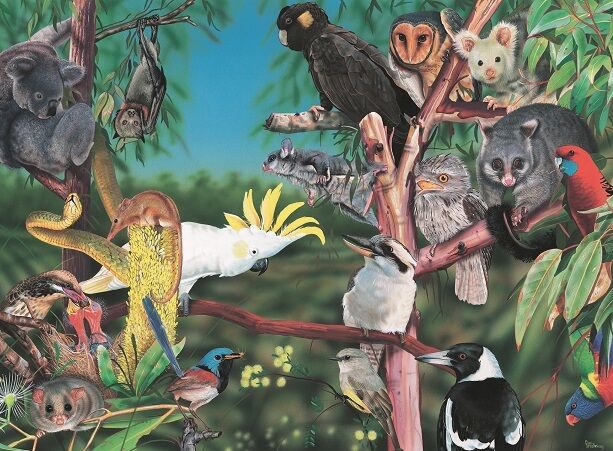 BLUE OPAL WILD AUSTRALIA IN THE TREETOPS 300 PIECES