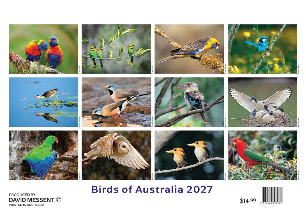 BIRDS OF AUST CALENDAR: 2027