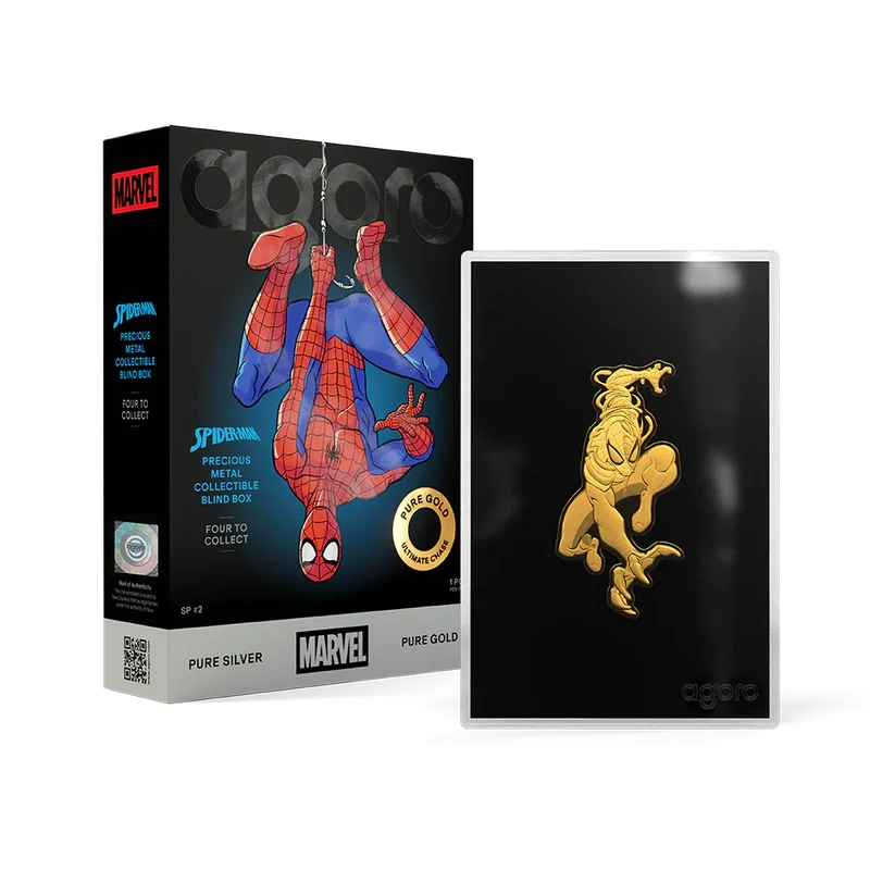 Marvel Spider-Man Transforms Blind Box 1/2oz Coin Blind Box