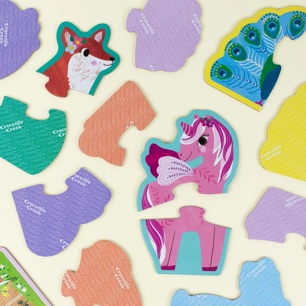 Crocodile Creek - Let's Begin 2 piece Puzzles Unicorn