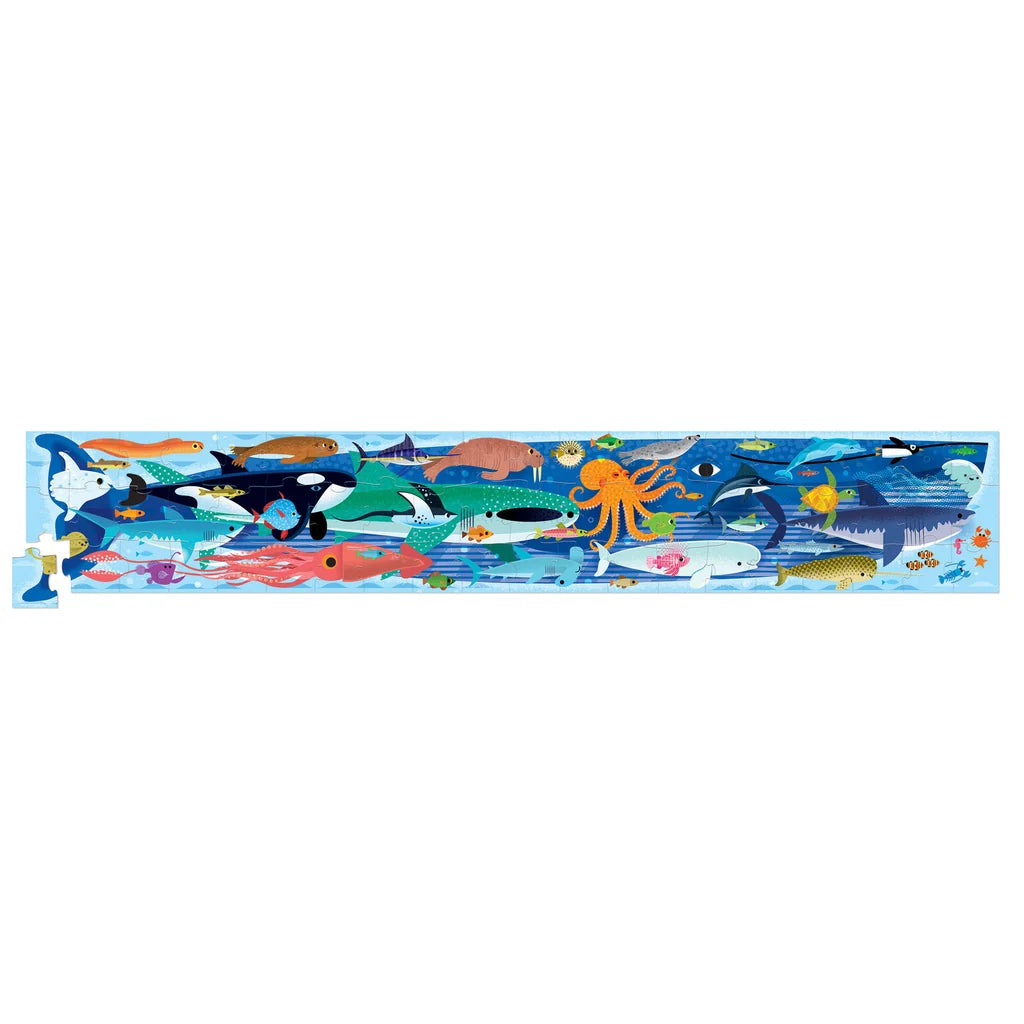 Crocodile Creek - Super Duper Long Puzzle Ocean 60 piece