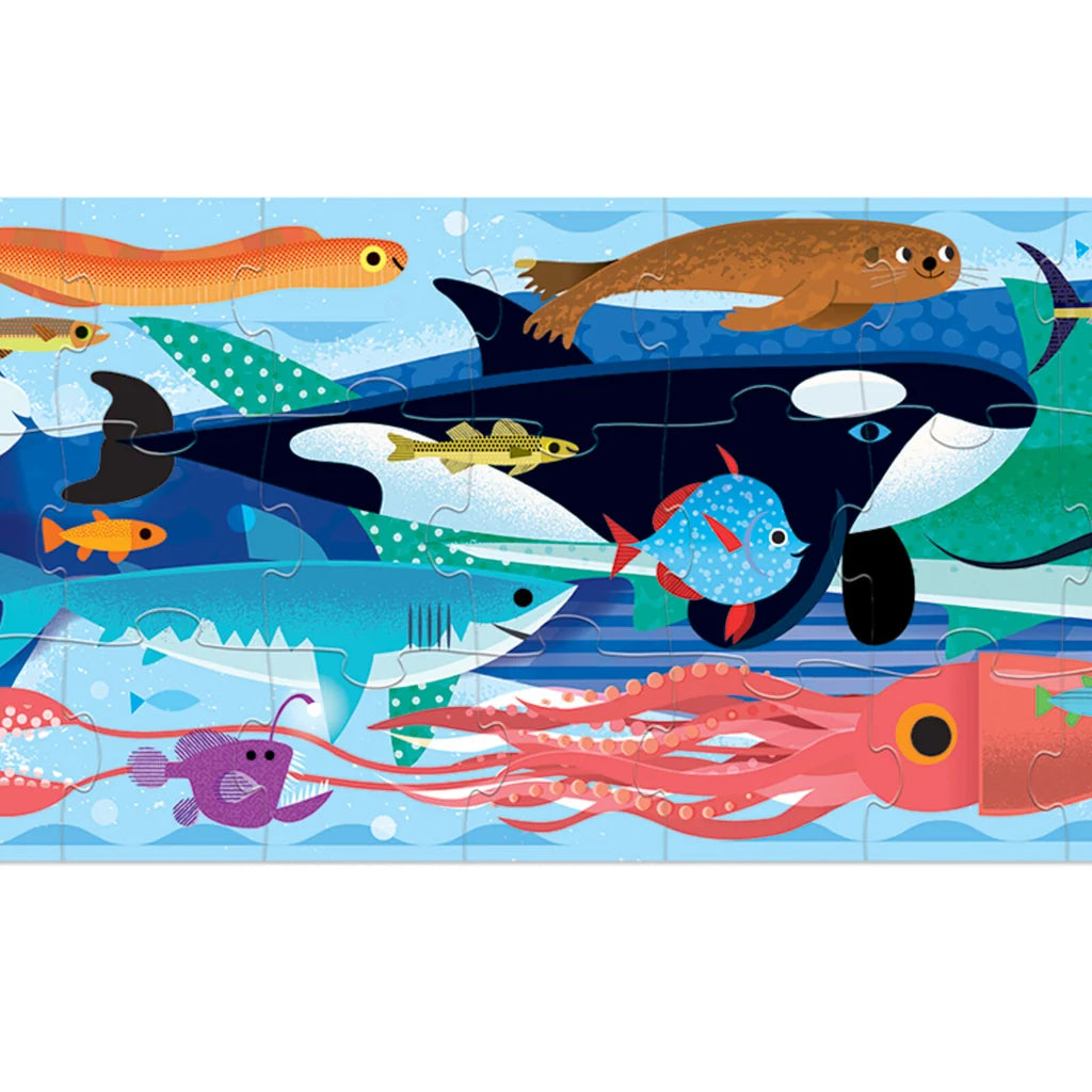 Crocodile Creek - Super Duper Long Puzzle Ocean 60 piece