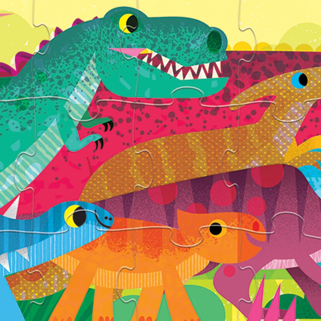 Crocodile Creek - Super Duper Long Puzzle Dinosaur 60 piece
