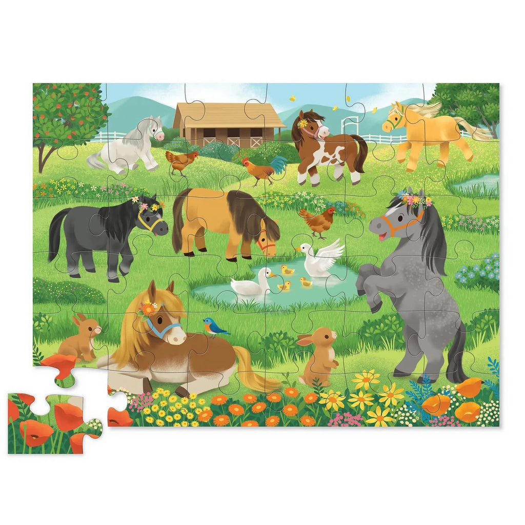 Crocodile Creek - Classic Floor Puzzle 36 pc - Pretty Ponies