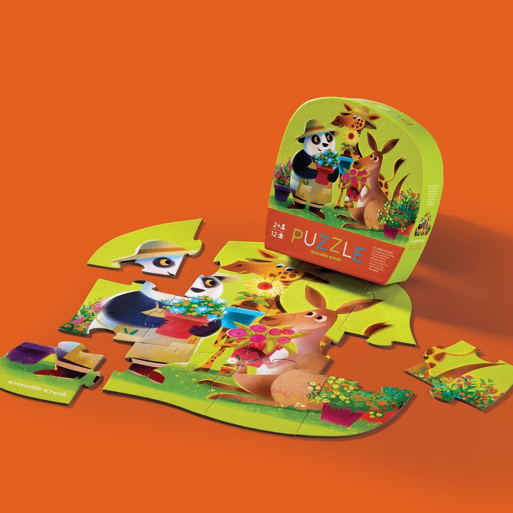 Crocodile Creek - Flower Power 12pc Mini Puzzle