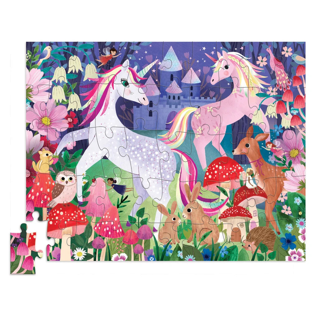 Crocodile Creek - Flat House Puzzle 50 piece Unicorn Castle