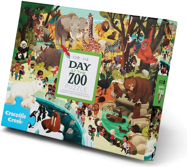 Crocodile Creek: Day at the Zoo Puzzle - 60pc