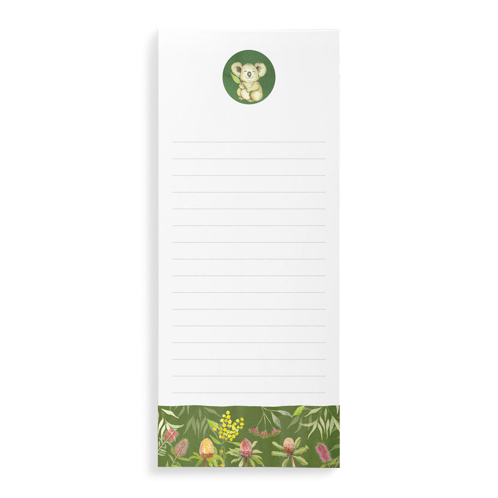 COTTONWOOD MAGNETIC LIST NOTEPAD KOALA