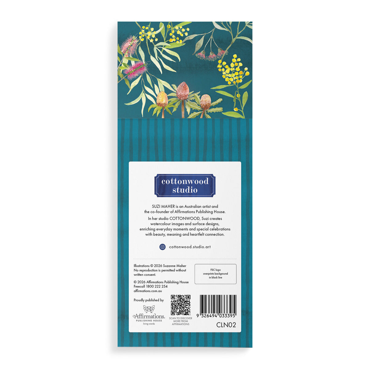 COTTONWOOD MAGNETIC LIST NOTEPAD KOOKABURRA