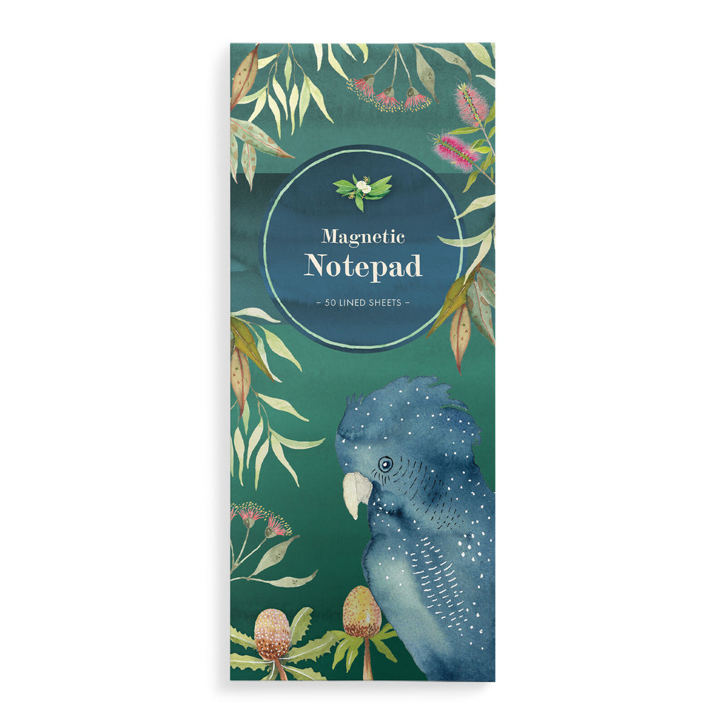 COTTONWOOD MAGNETIC LIST NOTEPAD COCKATOO