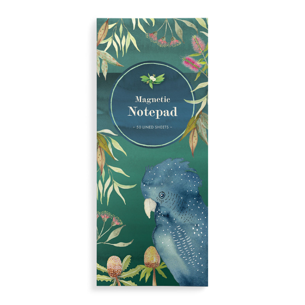 COTTONWOOD MAGNETIC LIST NOTEPAD COCKATOO