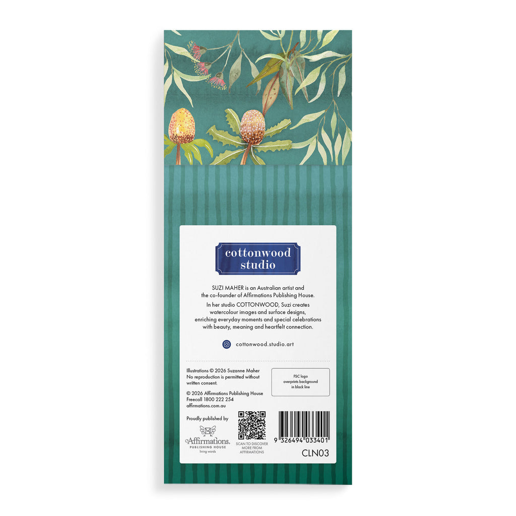 COTTONWOOD MAGNETIC LIST NOTEPAD COCKATOO