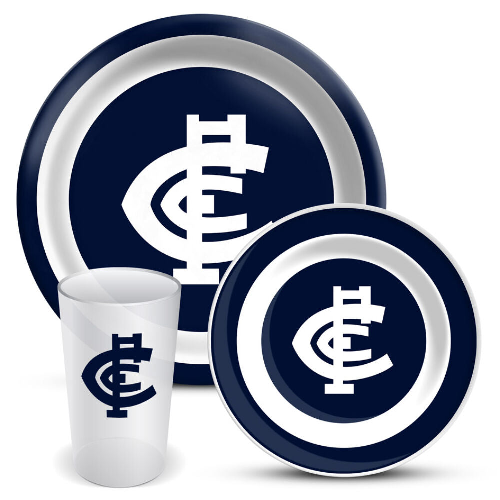 CARLTON BLUES 3-PIECE DINNER SET