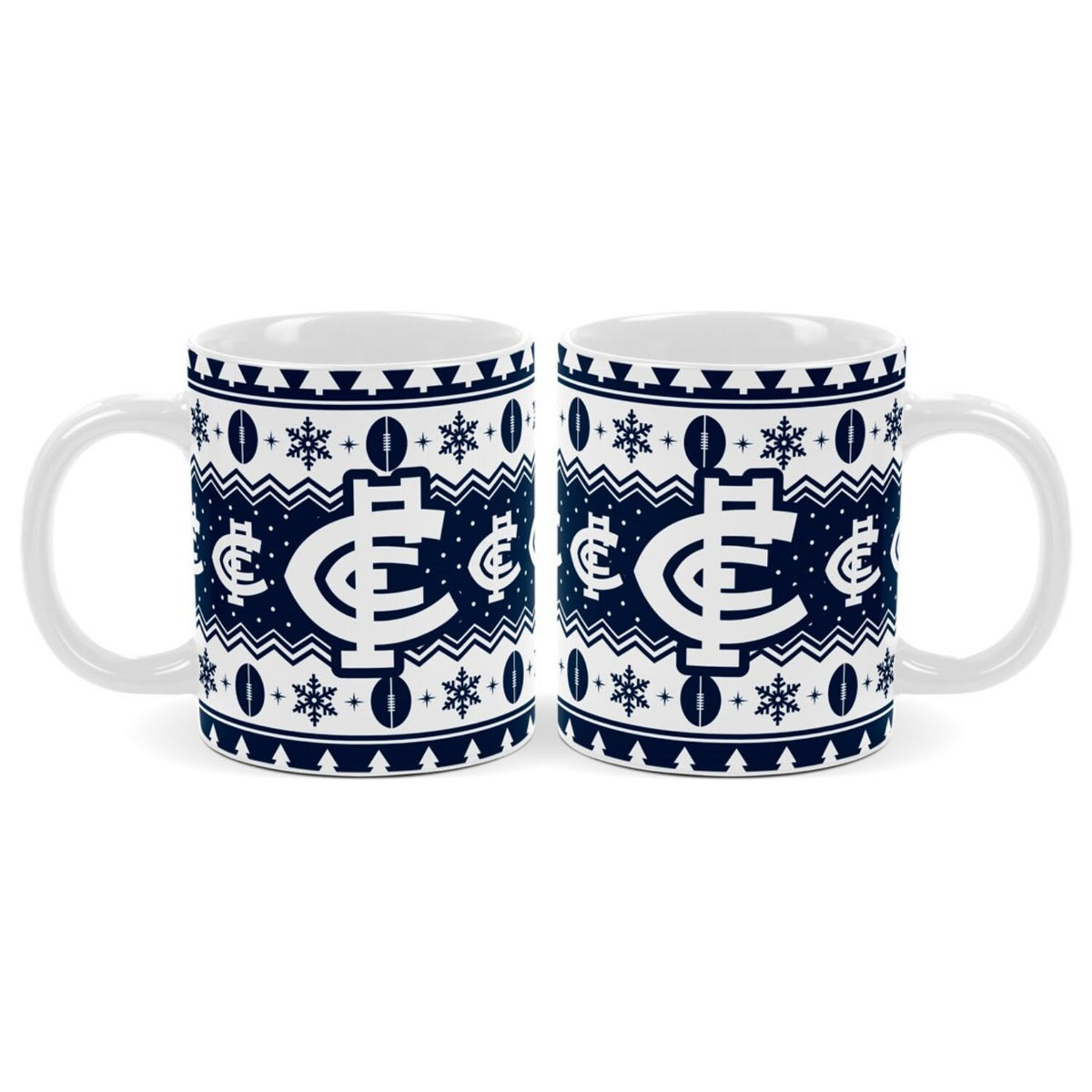 Carlton Blues Christmas Coffee Mug