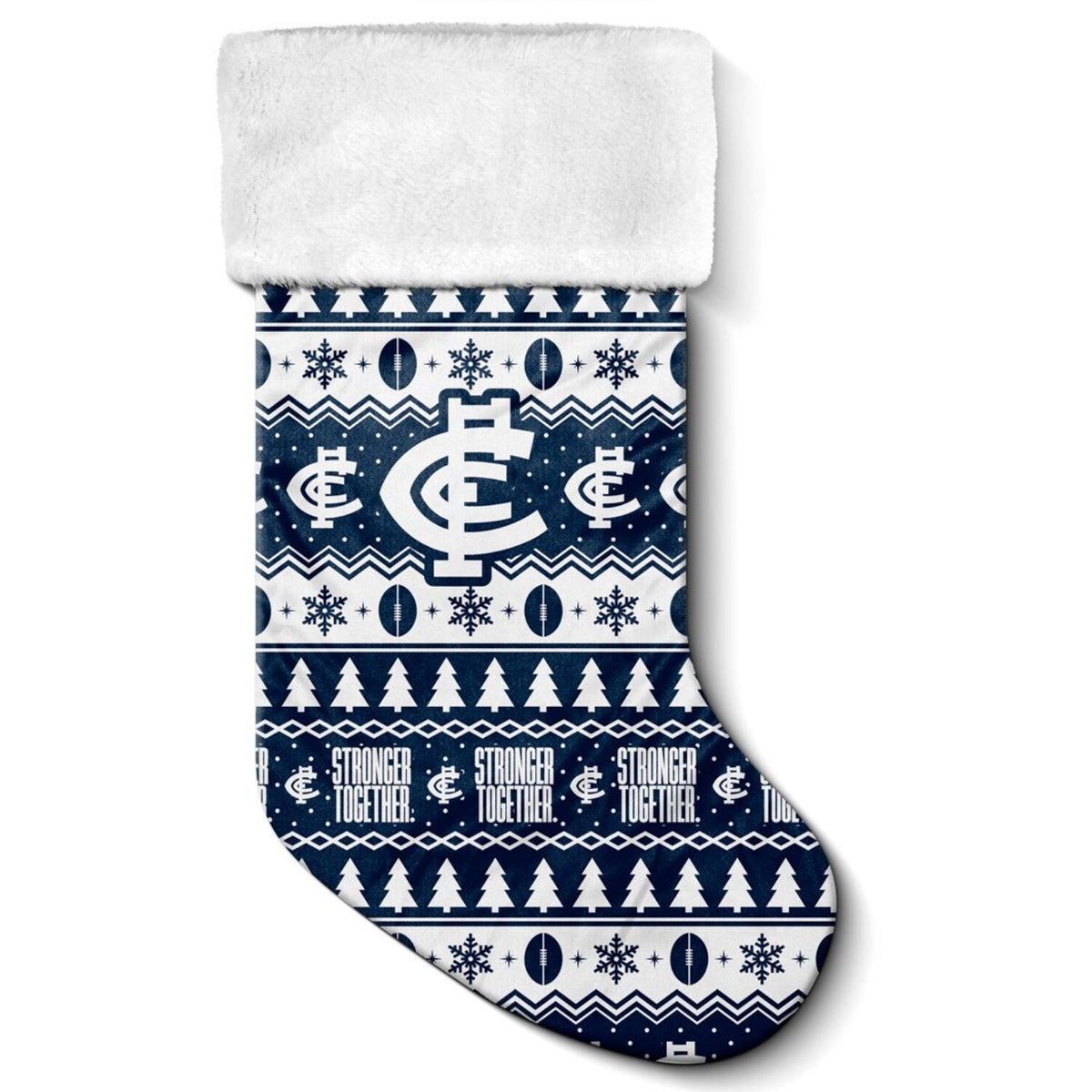 Carlton Blues Jumbo Christmas Stocking