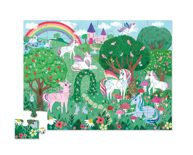 Crocodile Creek Classic Floor Puzzle 36 pc Unicorn Dreams