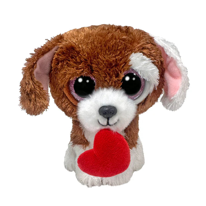 CUDDLES - PUPPY WITH HEART REG BEANIE BOO