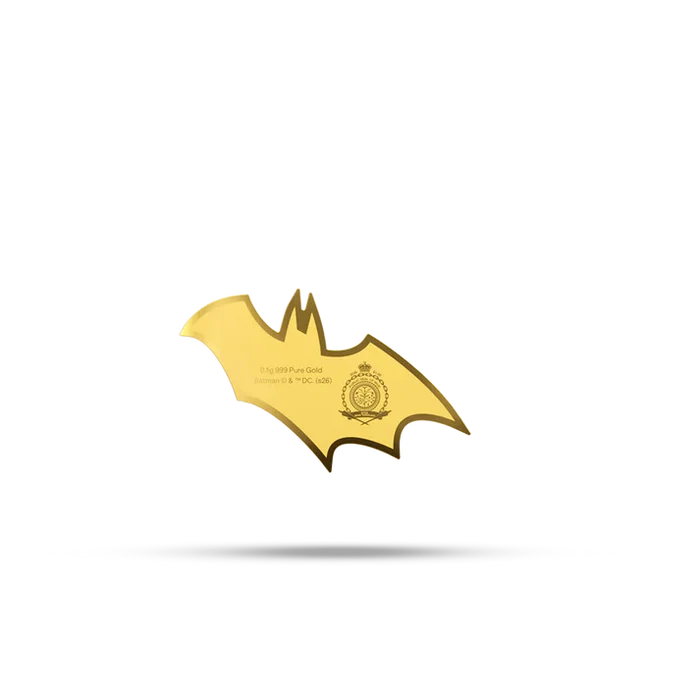Batman's Emblem 0.1g Gold Collectible Coin