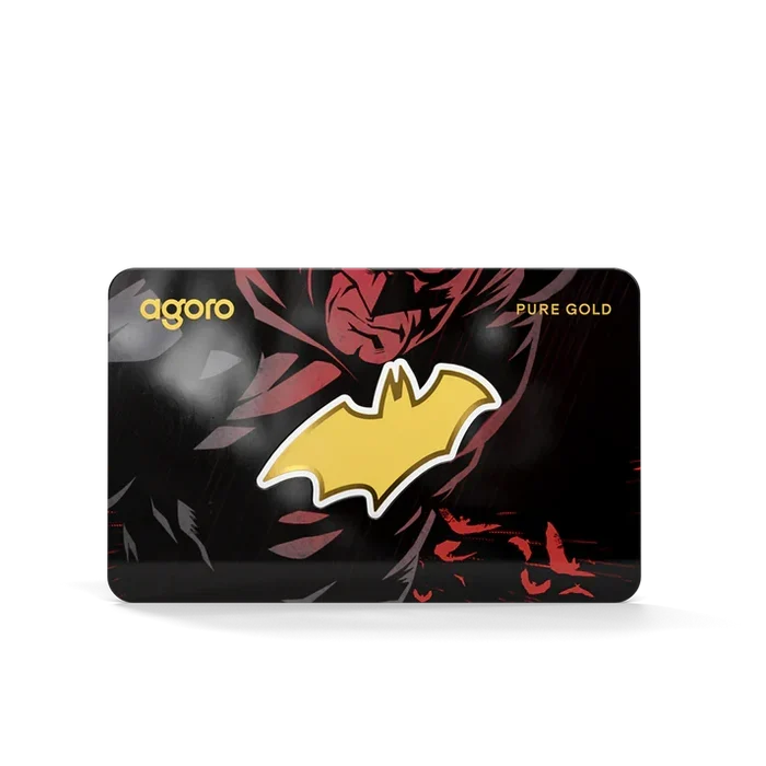 Batman's Emblem 0.1g Gold Collectible Coin.
