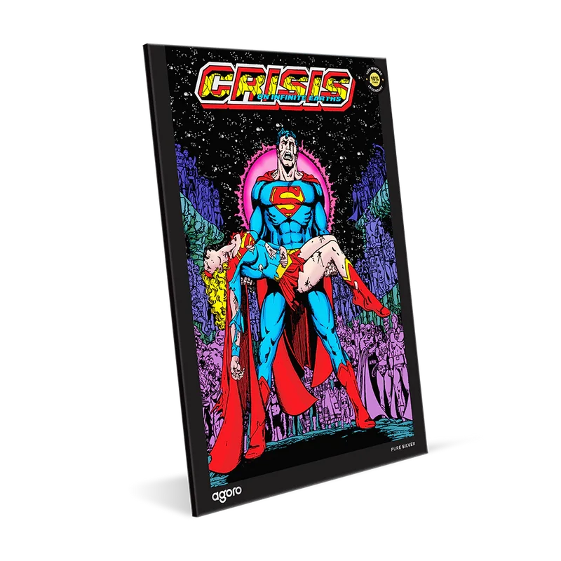 Death of Supergirl Crisis on Infinite Earths (1985) #7 1oz Silver Collectible Foil