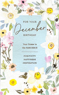 DECEMBER MONTHLY BIRTHDAY CARD
